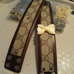 Gucci Beige Monogram Bracelet